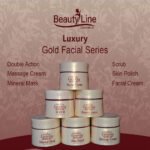Beauty Line Luxury Gold Series Facial Salon Pack (Pack of 6)