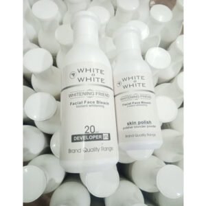 White O White Skin Polish Kit (Volume + Bleach Powder)